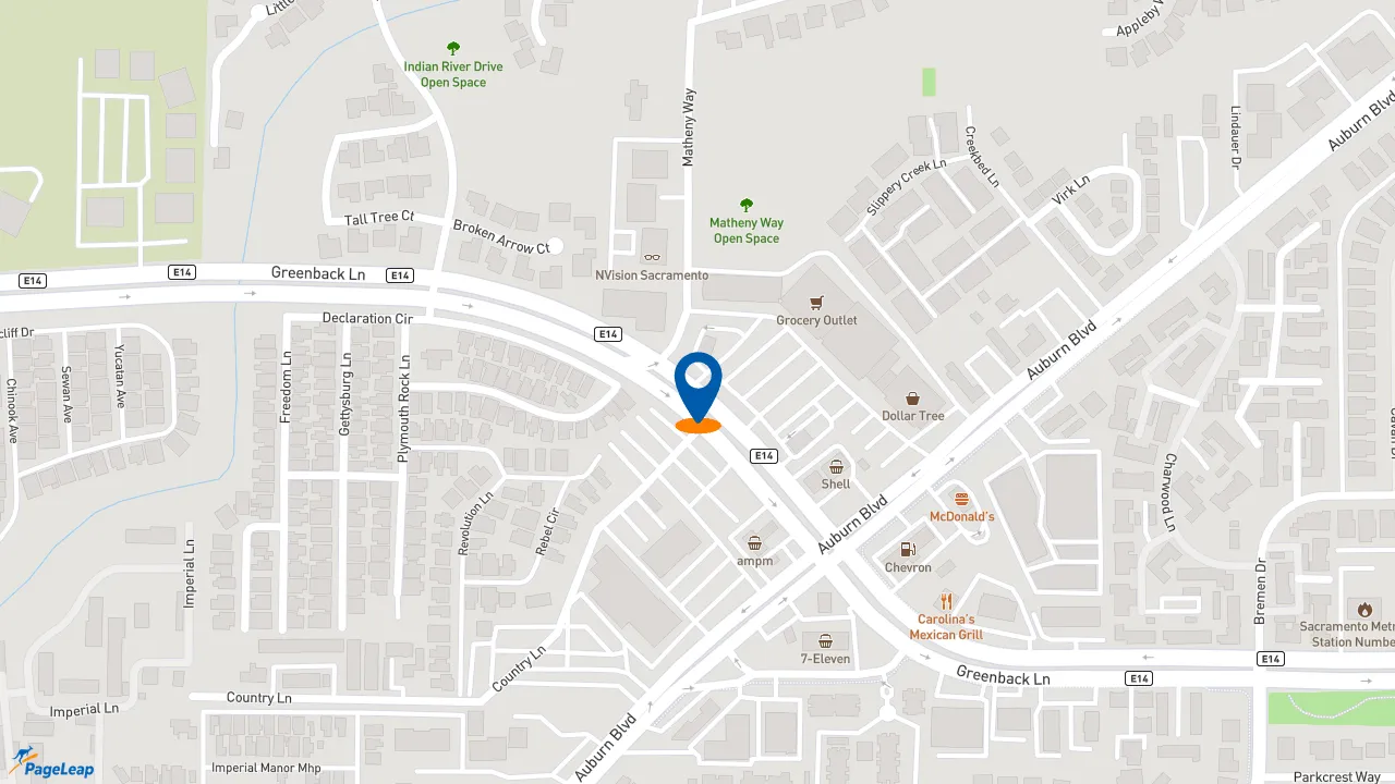 https://pageleap.com map showing location of Adalbertos in Citrus Heights.