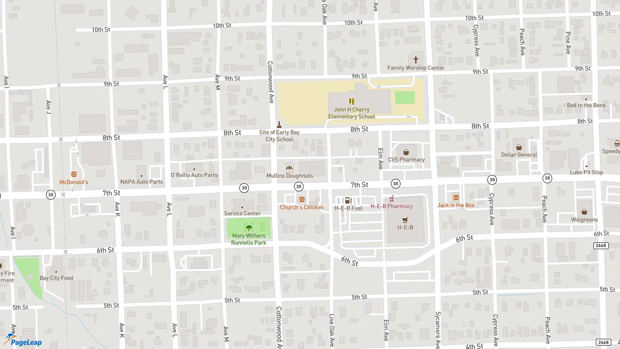 https://pageleap.com map showing location of Ai United Insurance in Bay City.