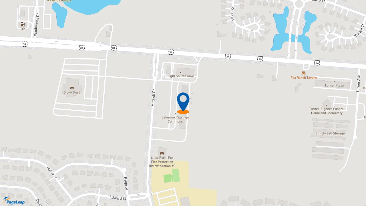 https://pageleap.com map showing location of Antoni&#039;s pizza in Plano.