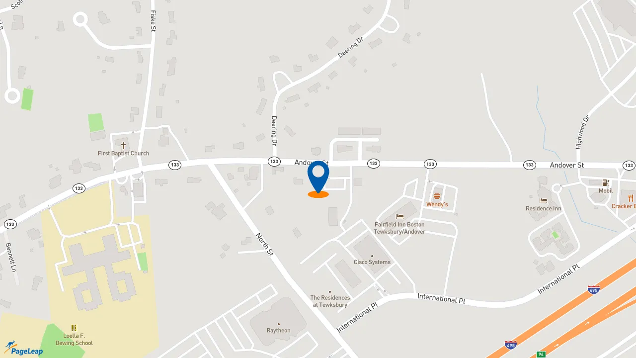 https://pageleap.com map showing location of Aroma Joe&#039;s Coffee in Silver Lake.