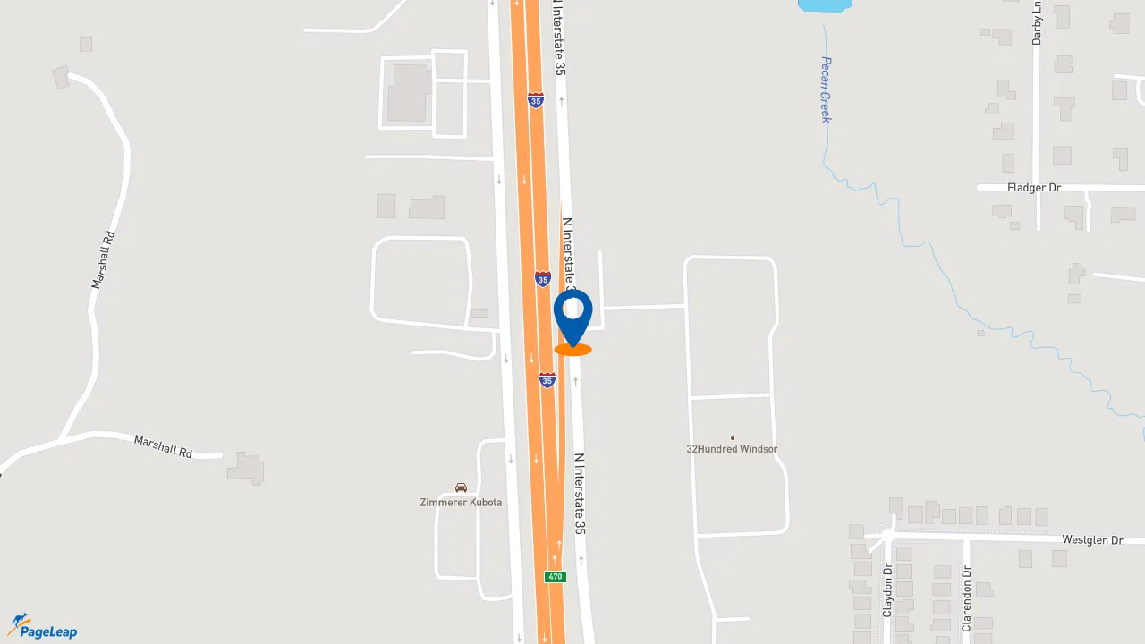 https://pageleap.com map showing location of Boston Market in Denton.