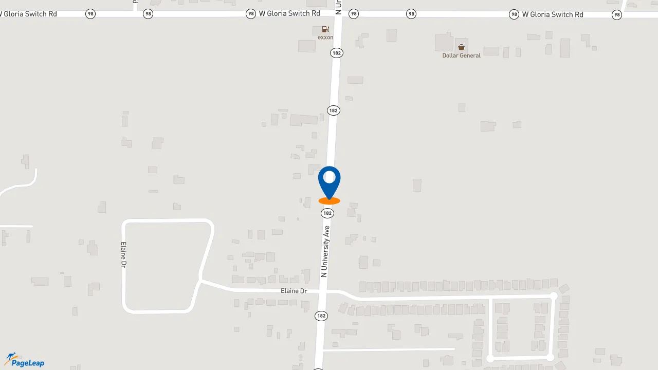 https://pageleap.com map showing location of Boston Market in Carencro.