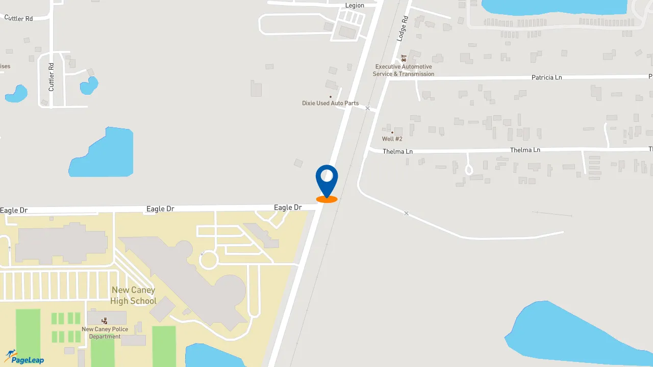 https://pageleap.com map showing location of Burger King in New Caney.