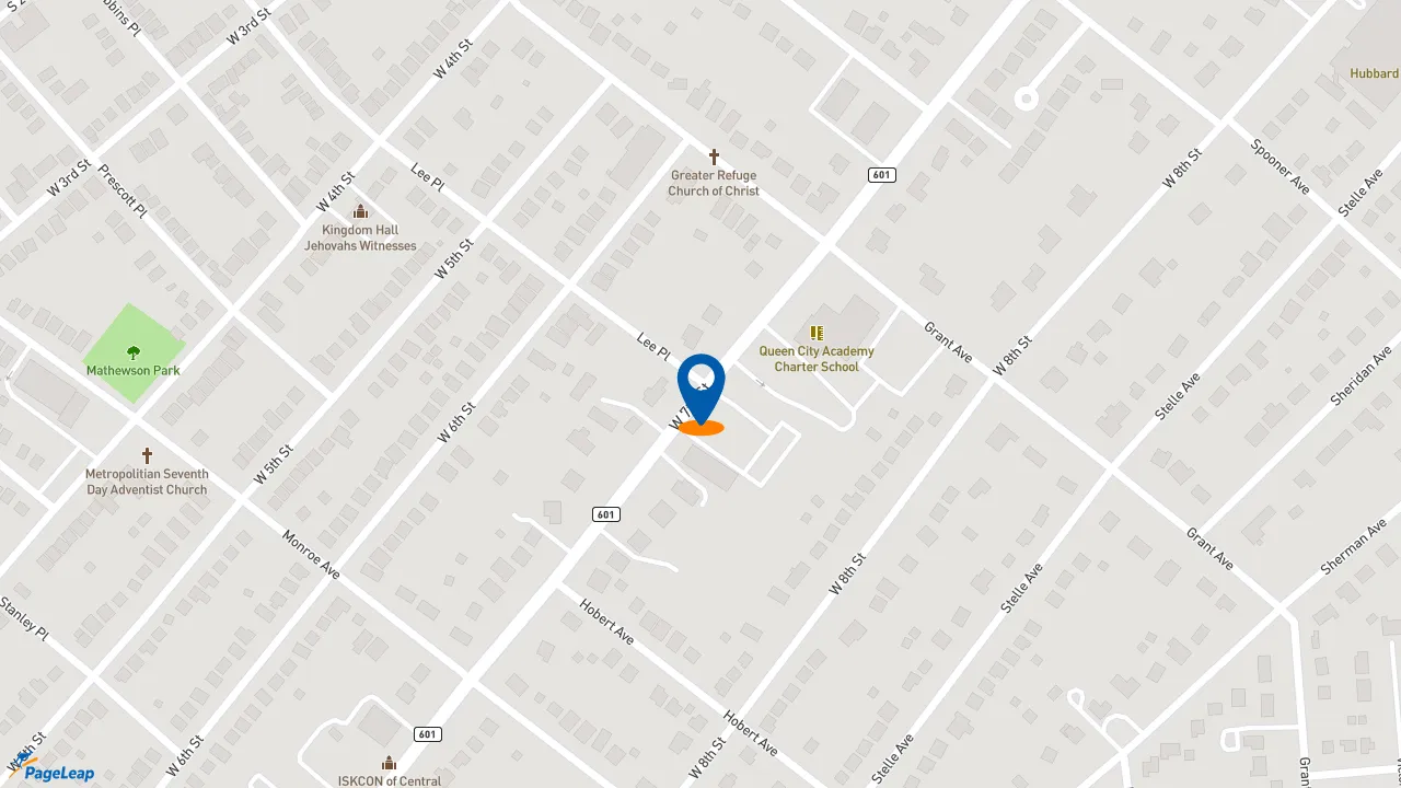https://pageleap.com map showing location of Burger King in Plainfield.