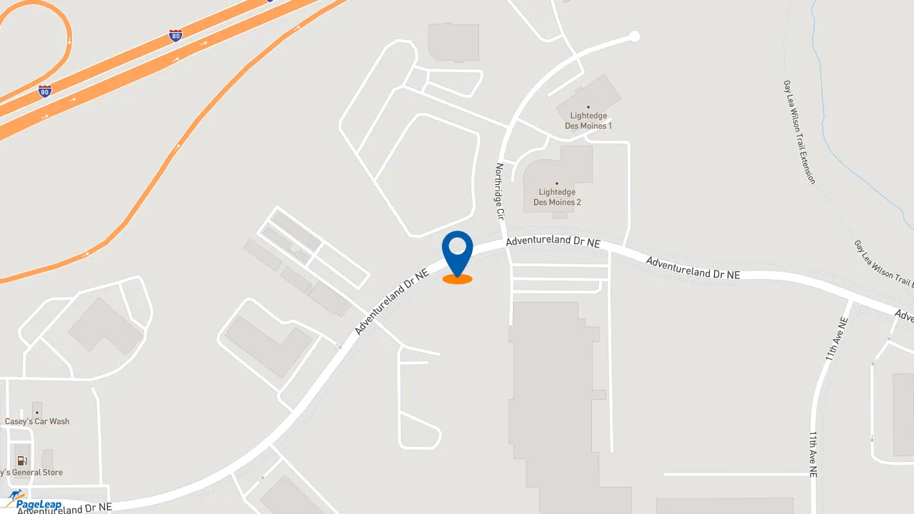 https://pageleap.com map showing location of Central Trailer Service LTD in Altoona.