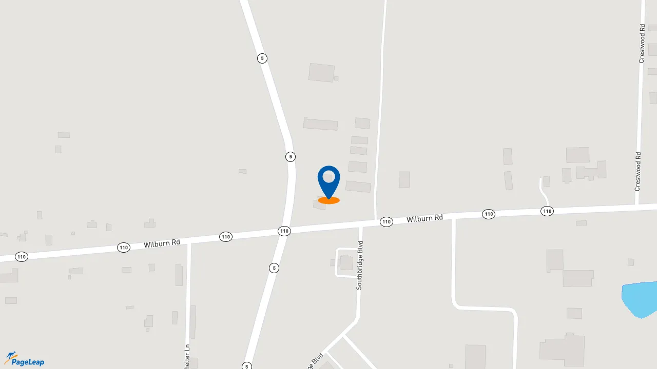 https://pageleap.com map showing location of Champs Chicken in Heber Springs.