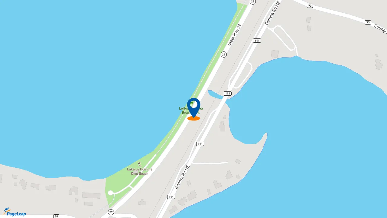 https://pageleap.com map showing location of Champs Chicken in Alexandria.
