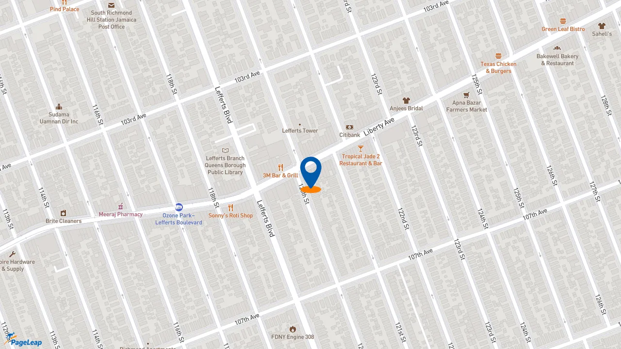 https://pageleap.com map showing location of Checkers in Queens.