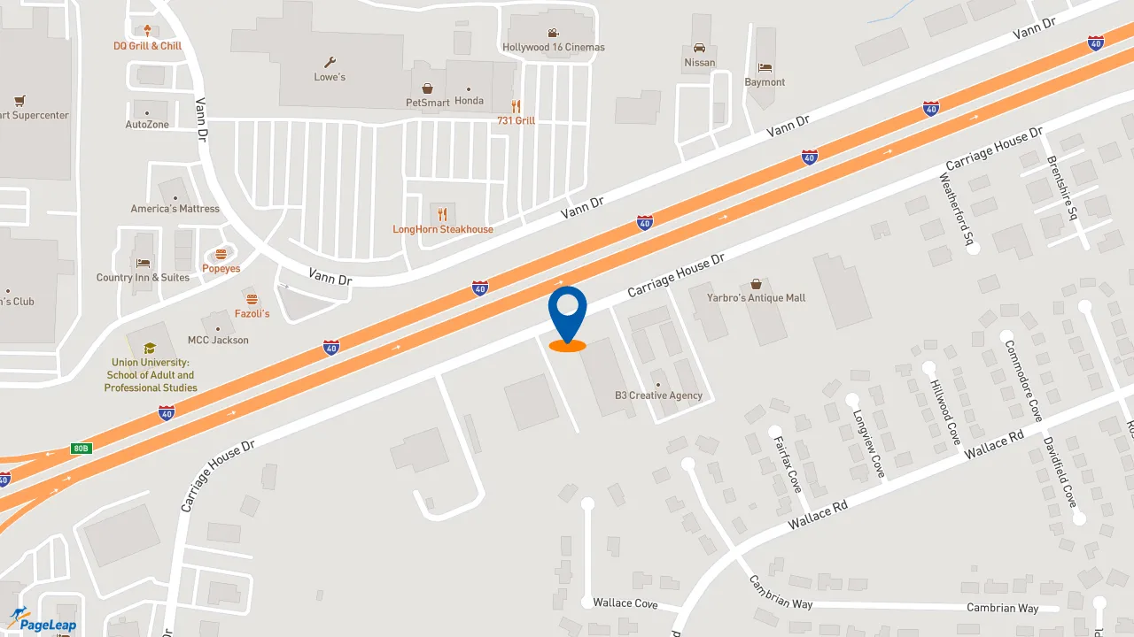 https://pageleap.com map showing location of Checkers in Jackson.