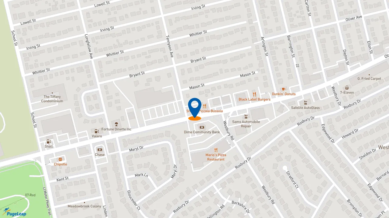 https://pageleap.com map showing location of Checkers in Westbury.
