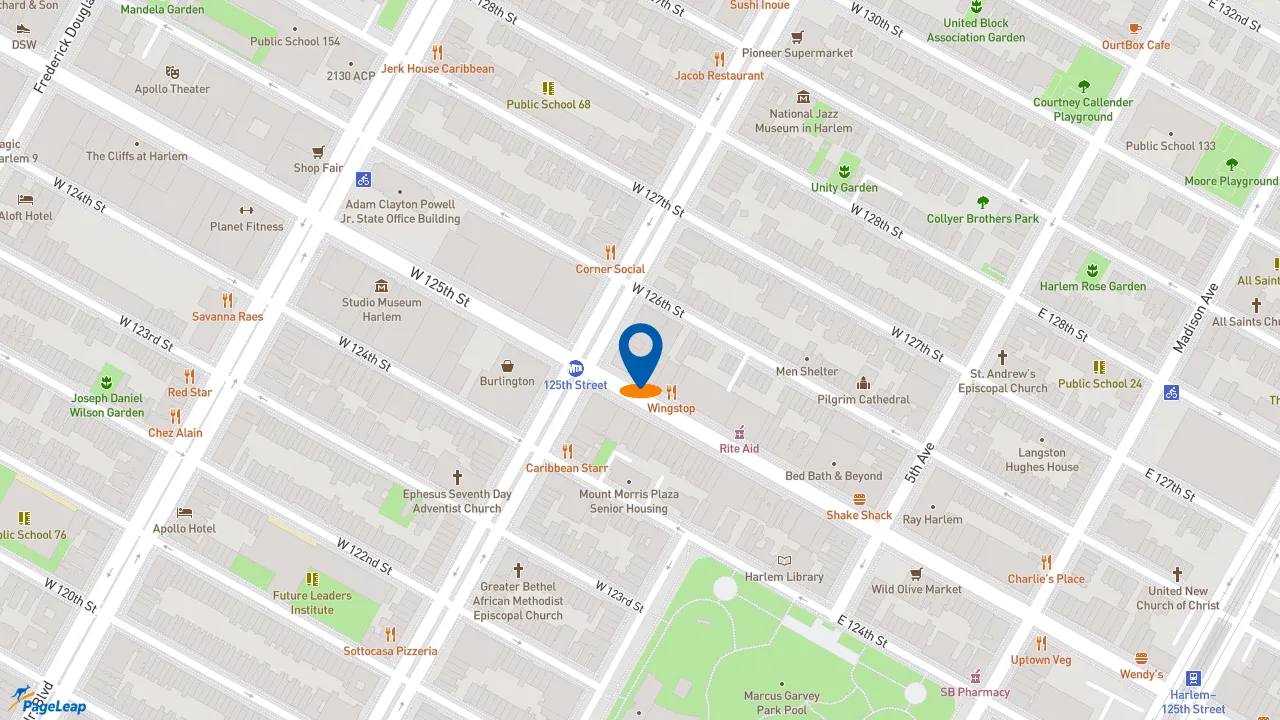 https://pageleap.com map showing location of Checkers in New York.
