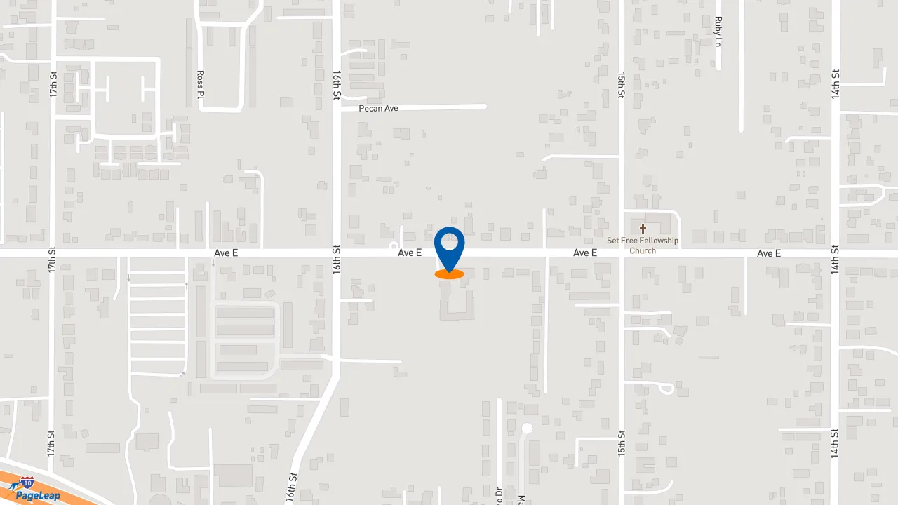https://pageleap.com map showing location of Chick-fil-A in Yucaipa.