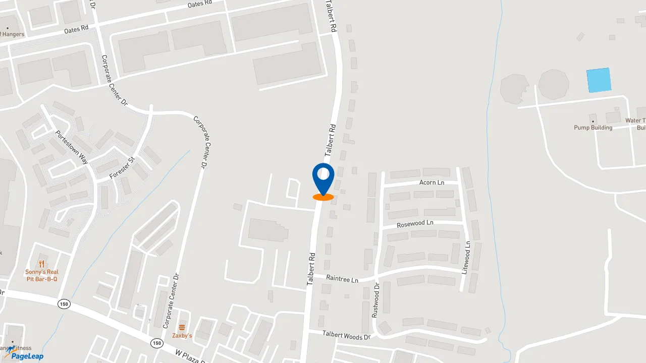 https://pageleap.com map showing location of Chick-fil-A in Mooresville.