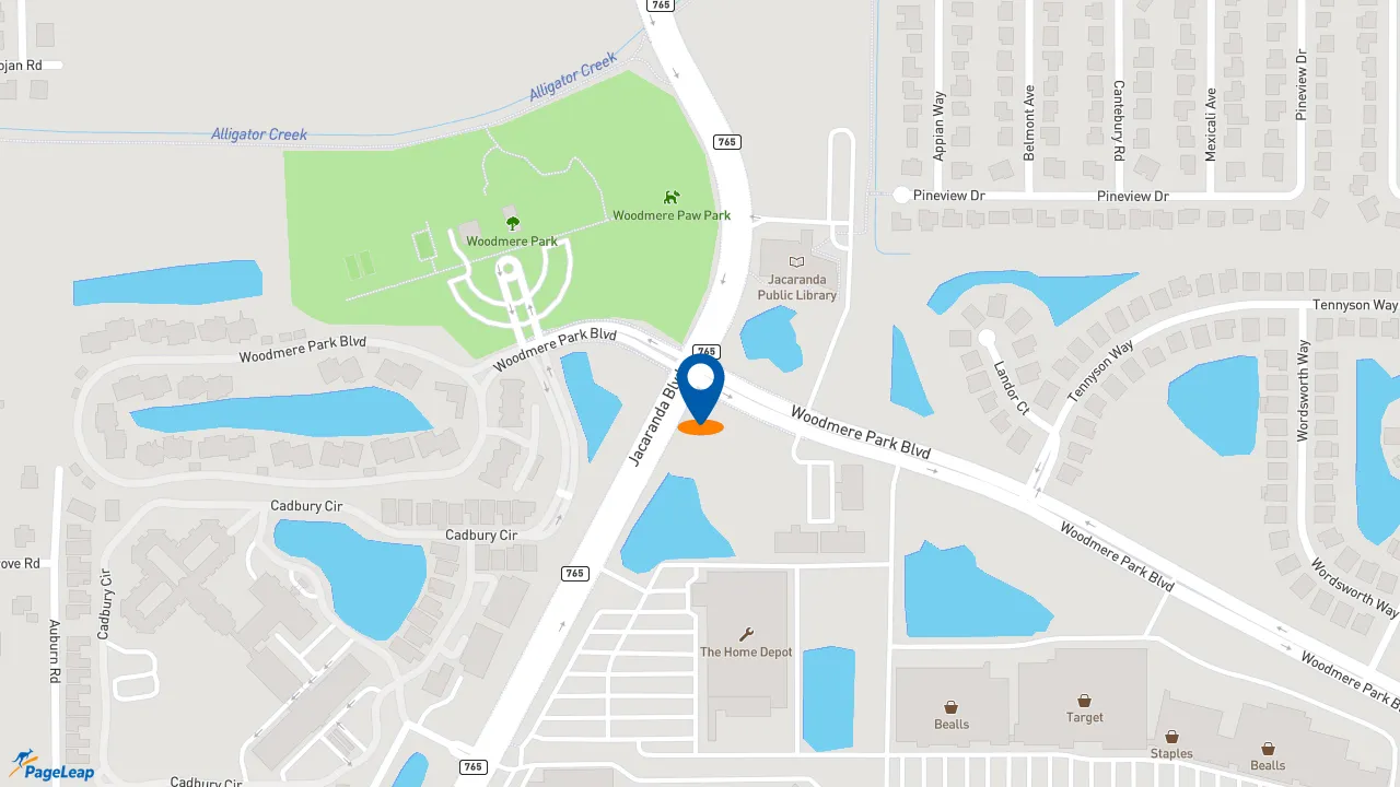 https://pageleap.com map showing location of Circle K in North Port.