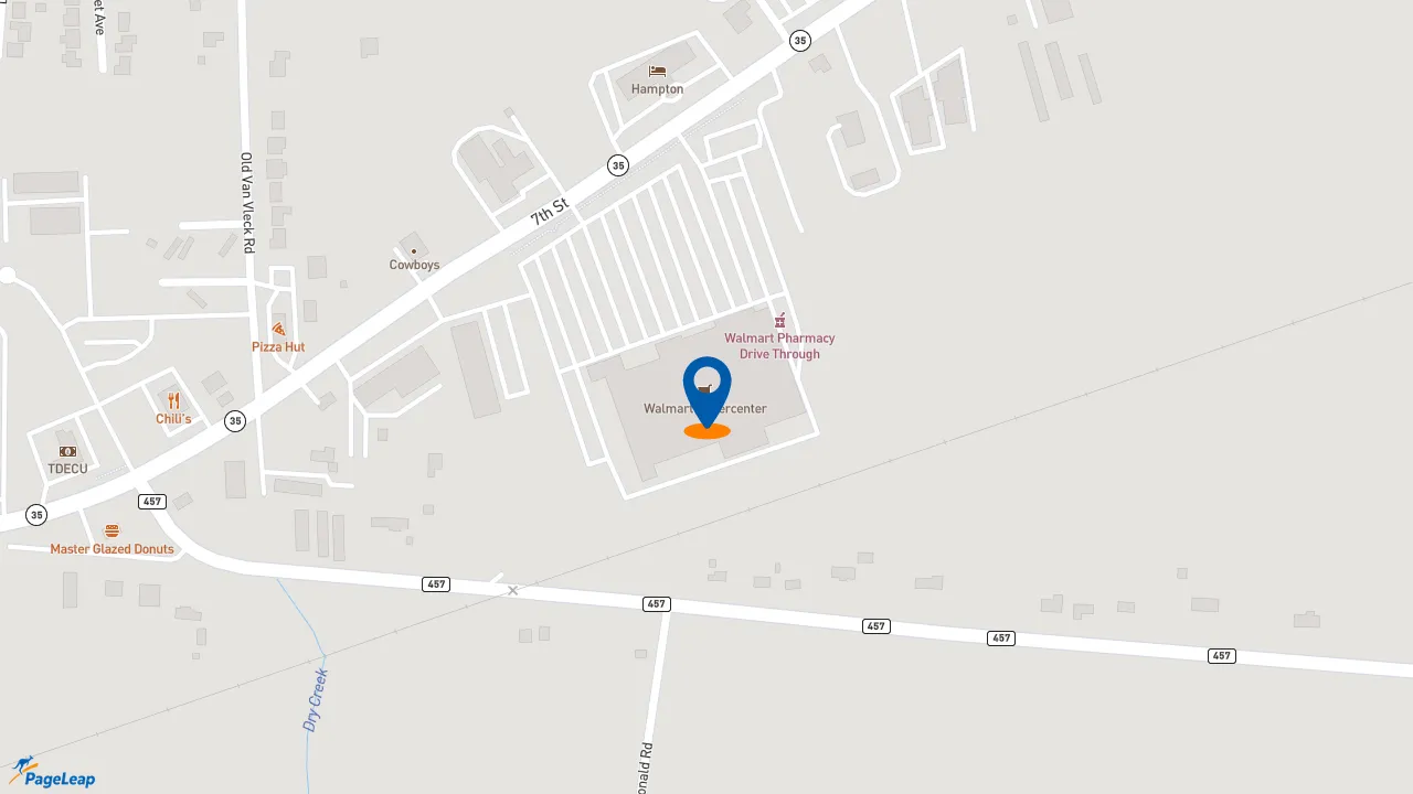 https://pageleap.com map showing location of Domino&#039;s Pizza in Bay City.