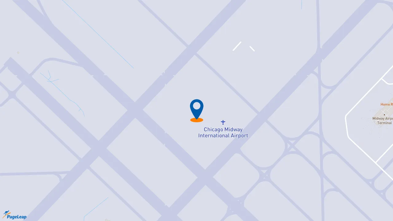 https://pageleap.com map showing location of Dunkin&#039; in Chicago.