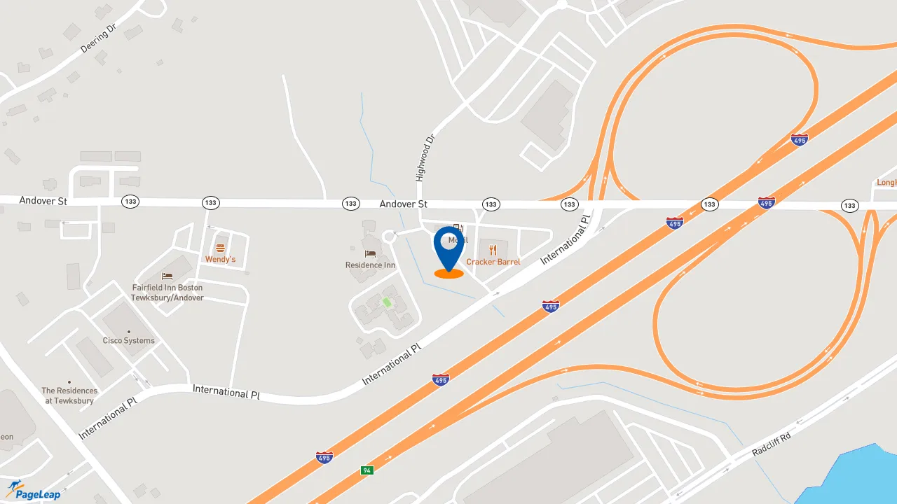 https://pageleap.com map showing location of Dunkin&#039; in Silver Lake.