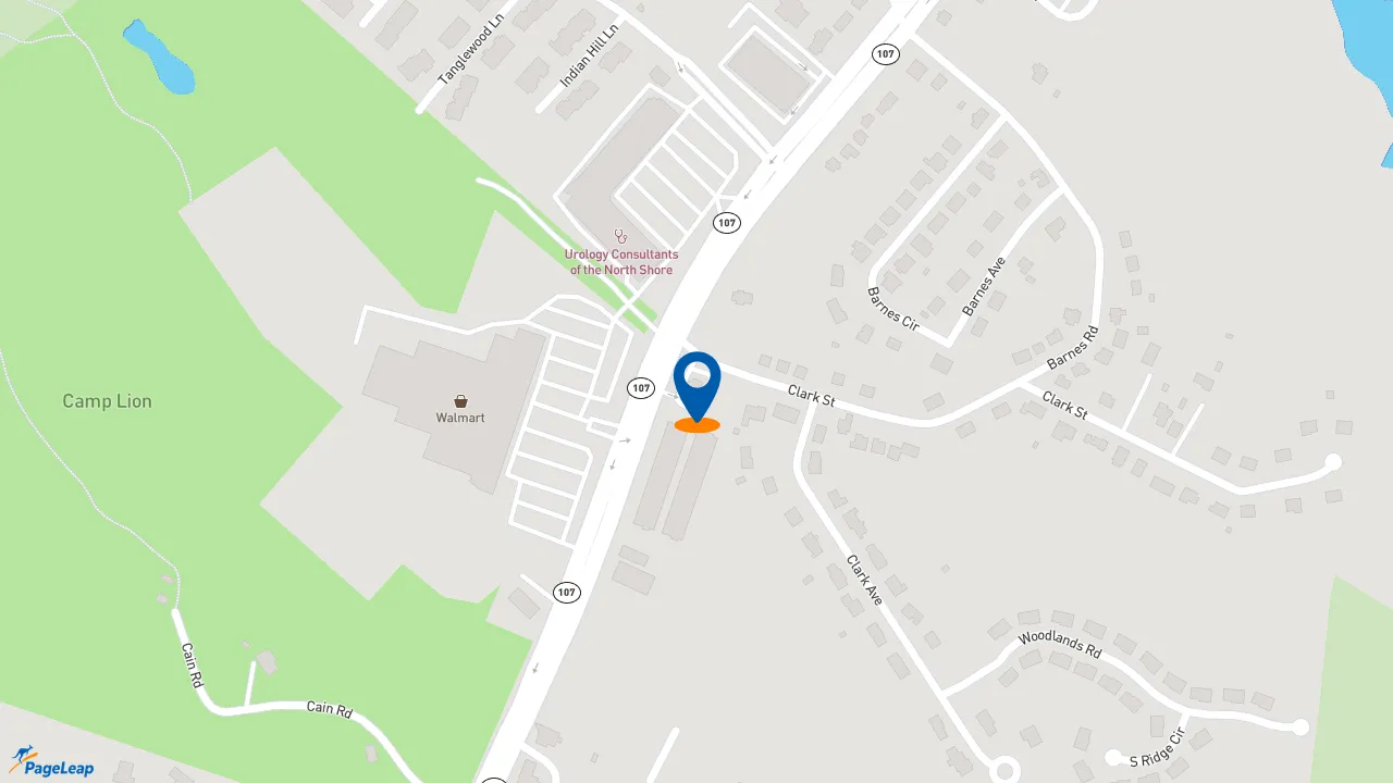https://pageleap.com map showing location of Dunkin&#039; in Salem.