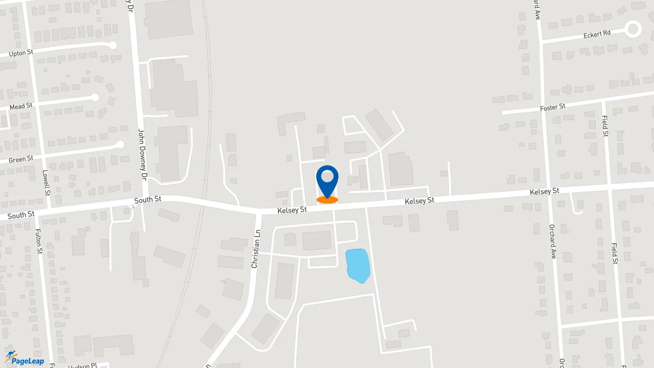 https://pageleap.com map showing location of Dunkin&#039; in Newington.