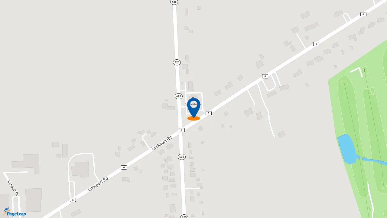 https://pageleap.com map showing location of Dunkin&#039; in Sanborn.
