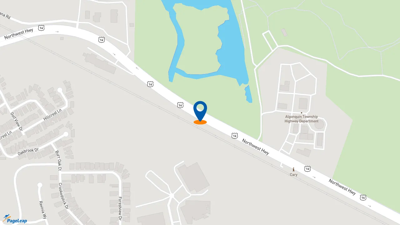 https://pageleap.com map showing location of Dunkin&#039; in Cary.