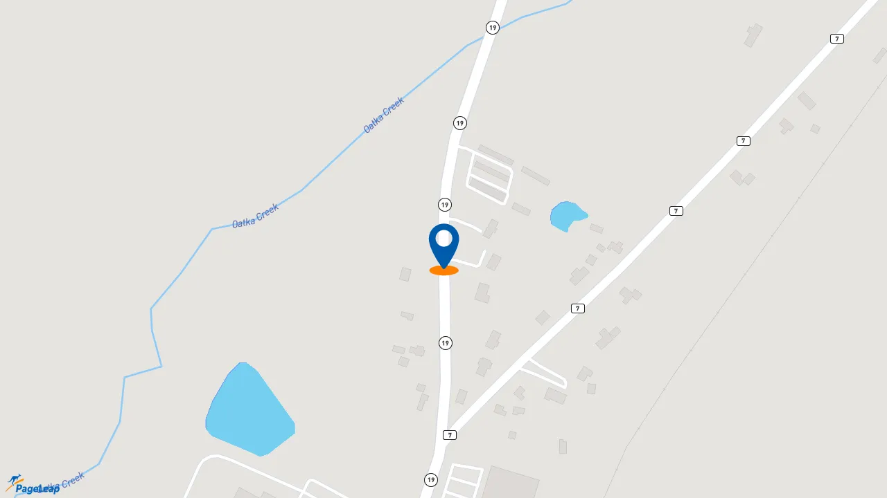 https://pageleap.com map showing location of Dunkin&#039; in Town Of Warsaw.