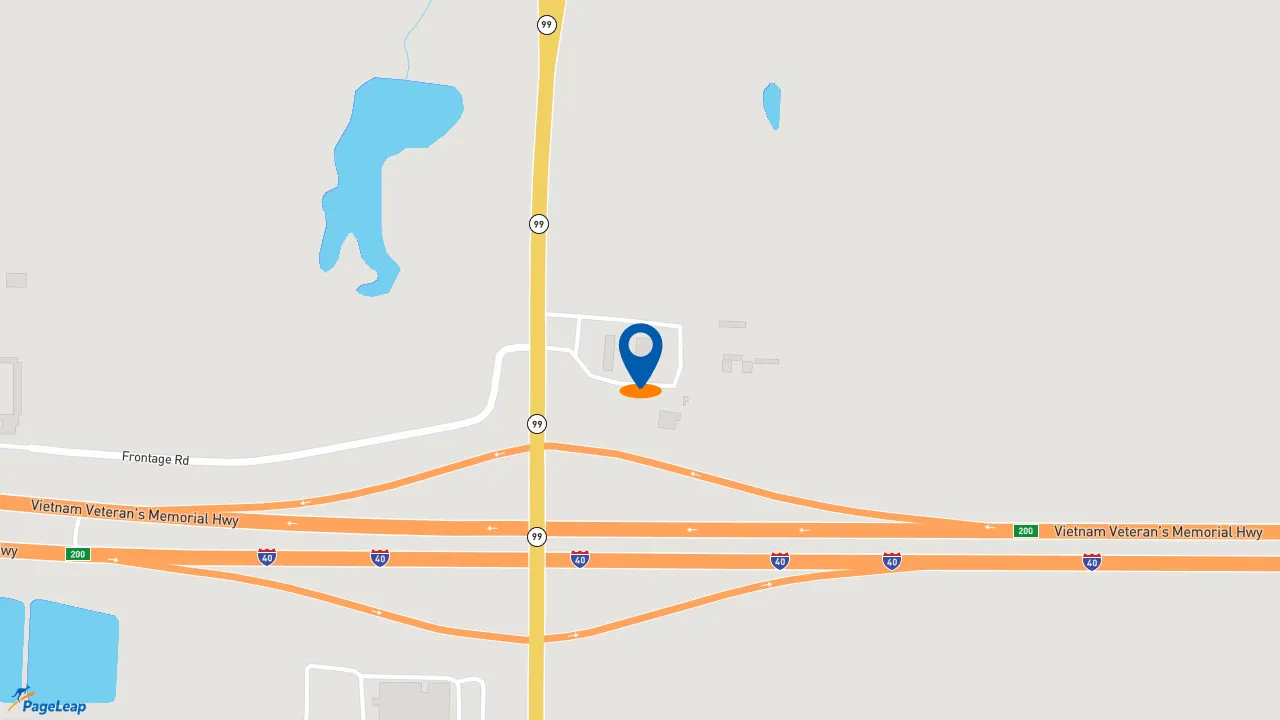 https://pageleap.com map showing location of Dunkin&#039; in Seminole.
