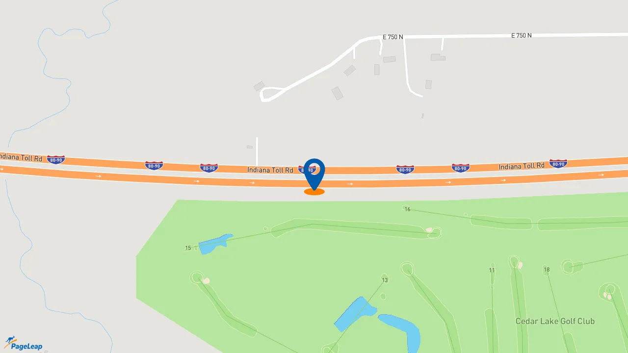 https://pageleap.com map showing location of Dunkin&#039; in Howe.