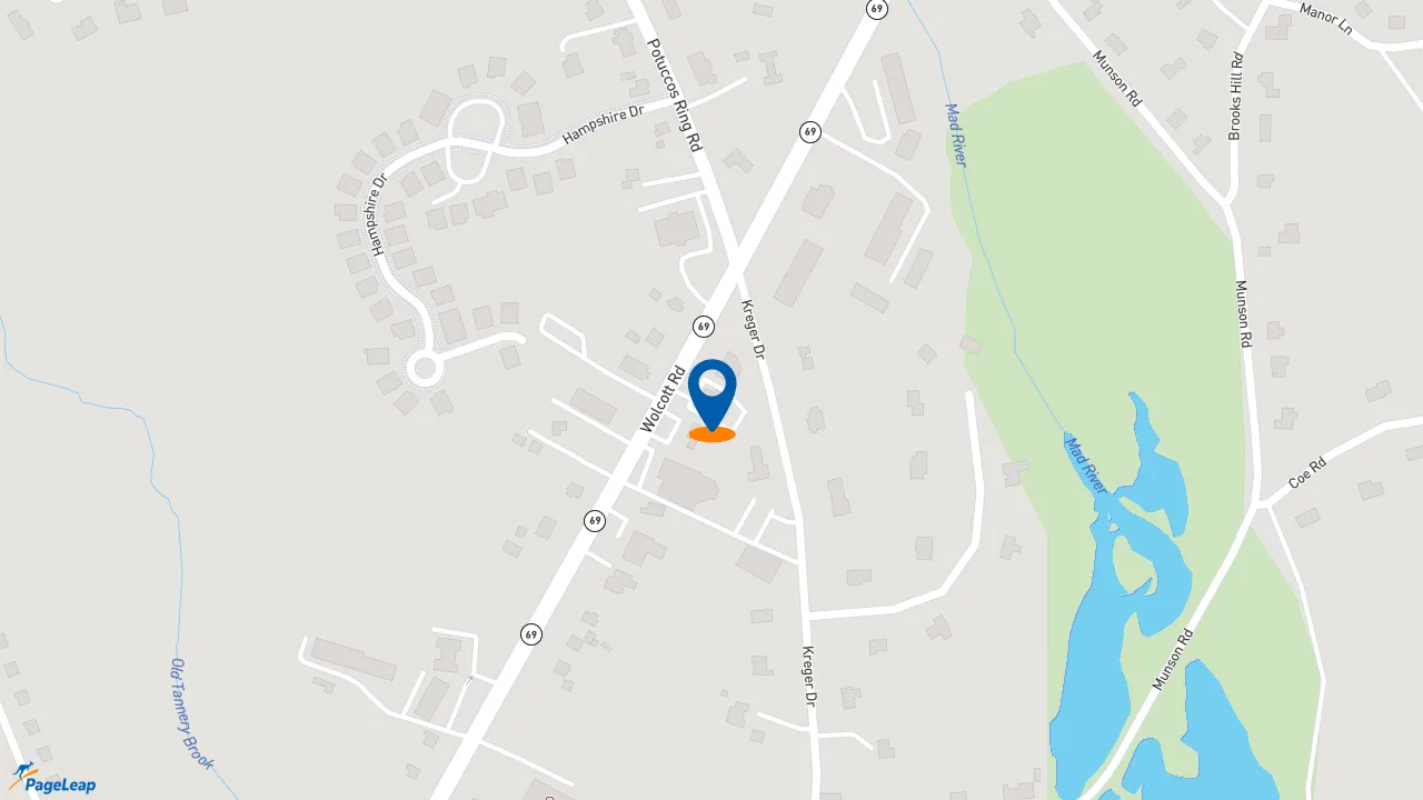 https://pageleap.com map showing location of Dunkin&#039; in Boston.