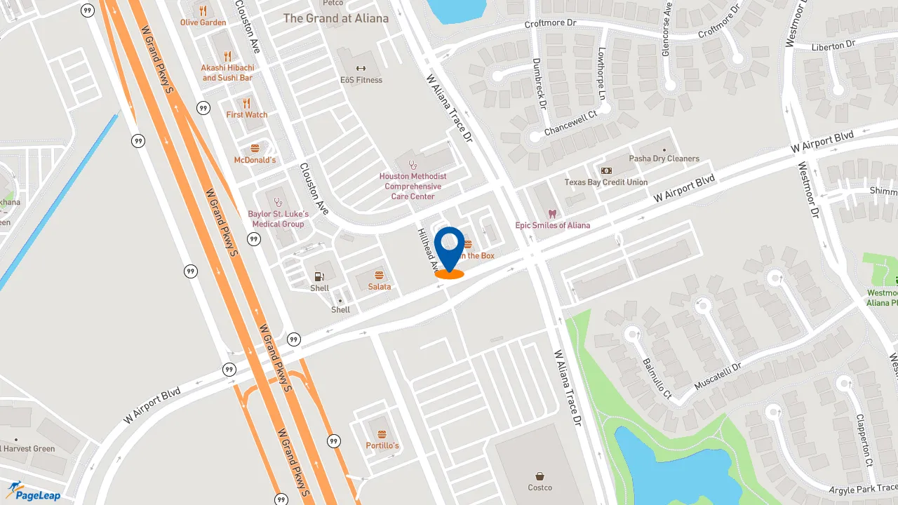 https://pageleap.com map showing location of Dutch Bros Coffee in Richmond.