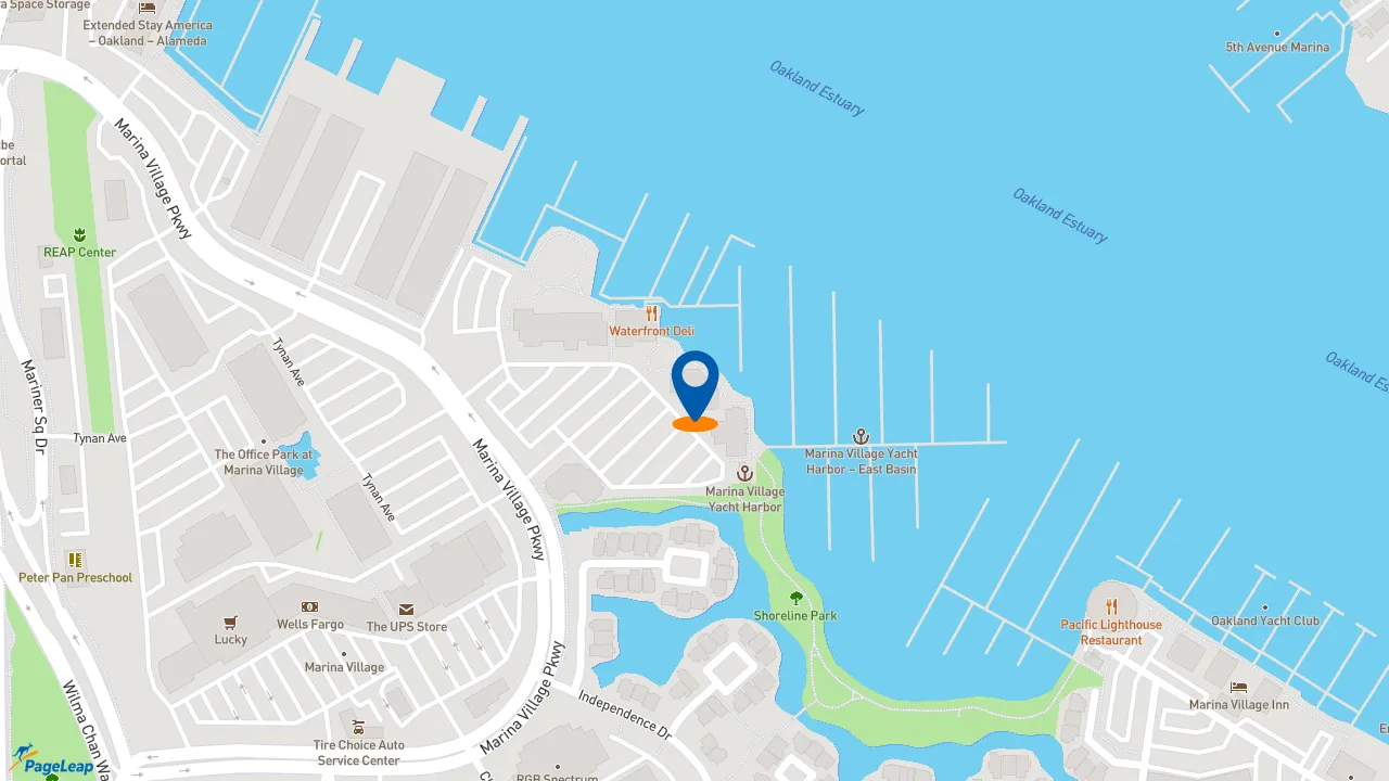 https://pageleap.com map showing location of Edward Jones - Financial Advisor: Guy Ben Ari, CFP®|AAMS™|CRPS™ in Alameda.