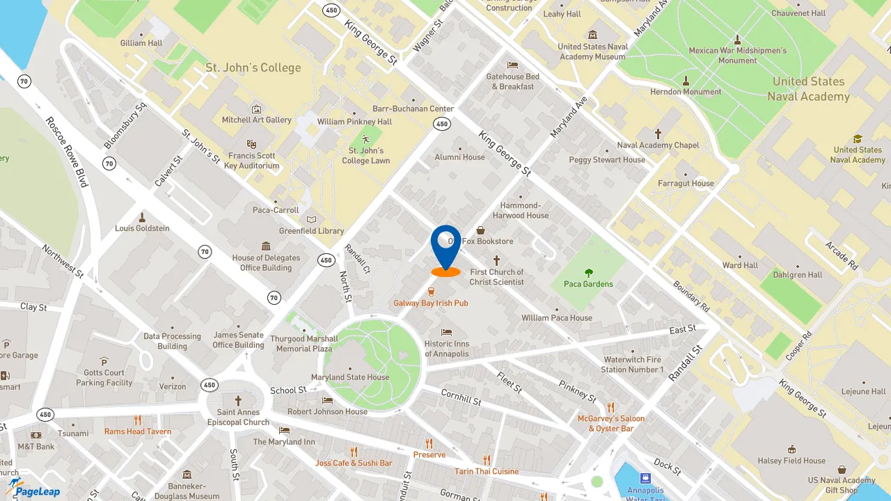 https://pageleap.com map showing location of Edward Jones - Financial Advisor: John Jilek, CFP® in Annapolis.