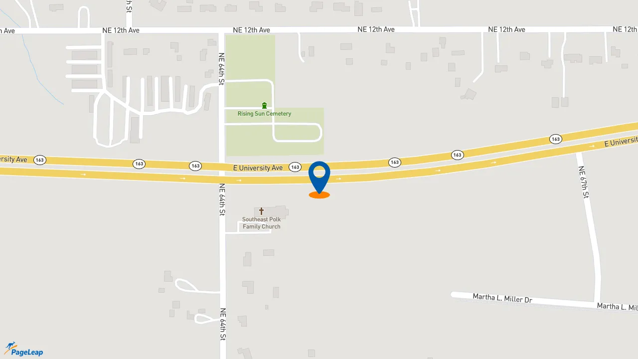 PageLeap.com map showing location of Edward Jones - Financial Advisor: Karl P Ritland, CFP®|AAMS™ in Pleasant Hill.