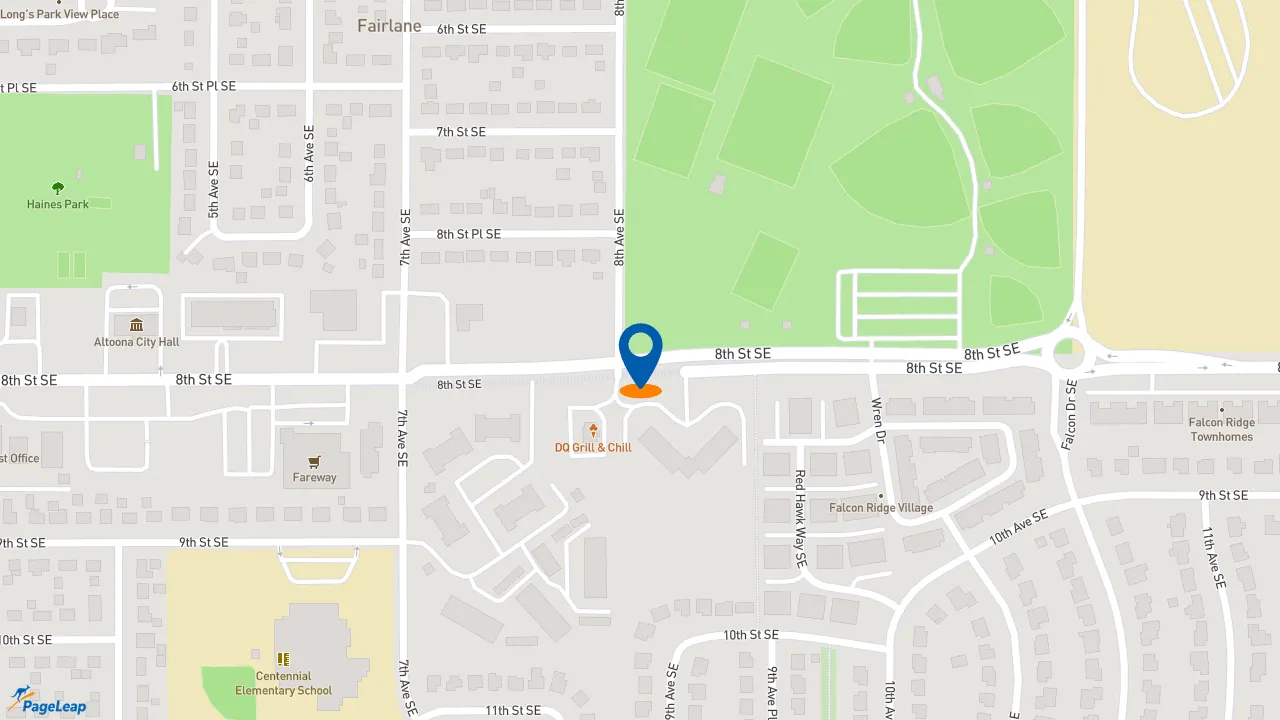 https://pageleap.com map showing location of Edward Jones - Financial Advisor: Lori Baldwin, RICP® in Altoona.