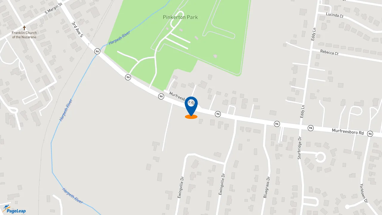 https://pageleap.com map showing location of Edward Jones - Financial Advisor: Steve Holt, CEPA®|AAMS™ in Franklin.