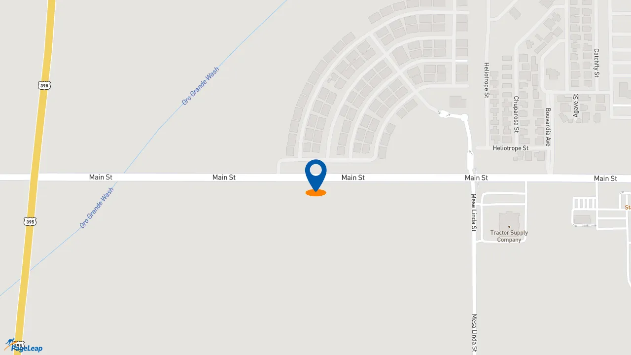 https://pageleap.com map showing location of Farmer Boys in Hesperia.