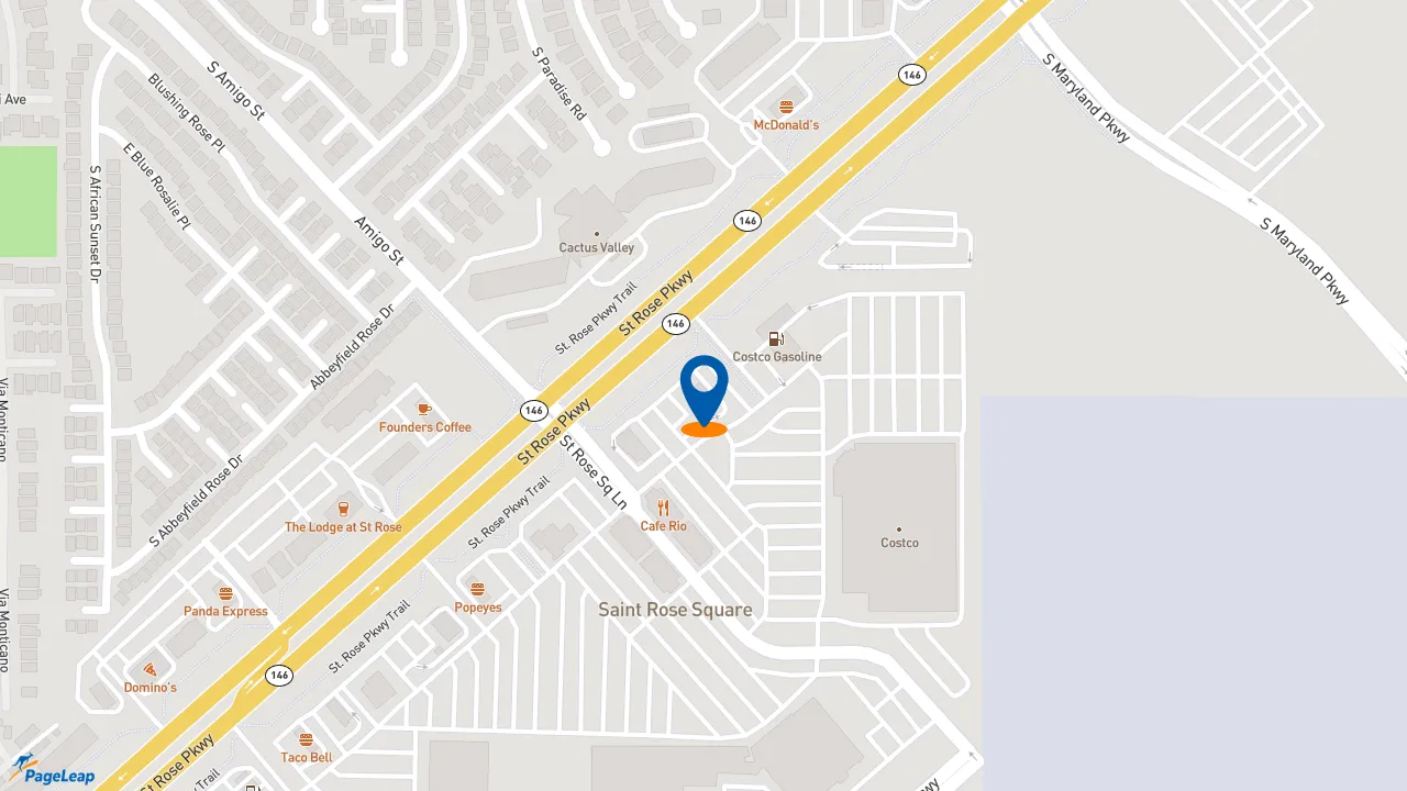https://pageleap.com map showing location of Farmer Boys in Henderson.