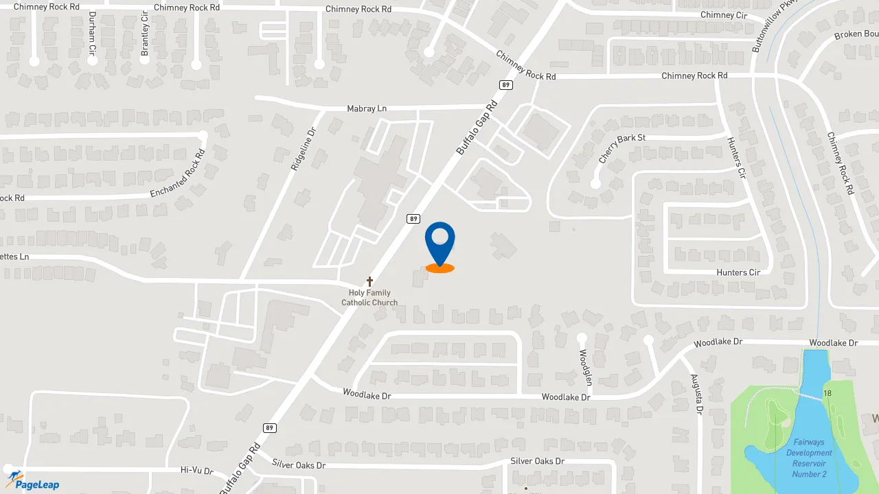 https://pageleap.com map showing location of Golden Chick in Abilene.