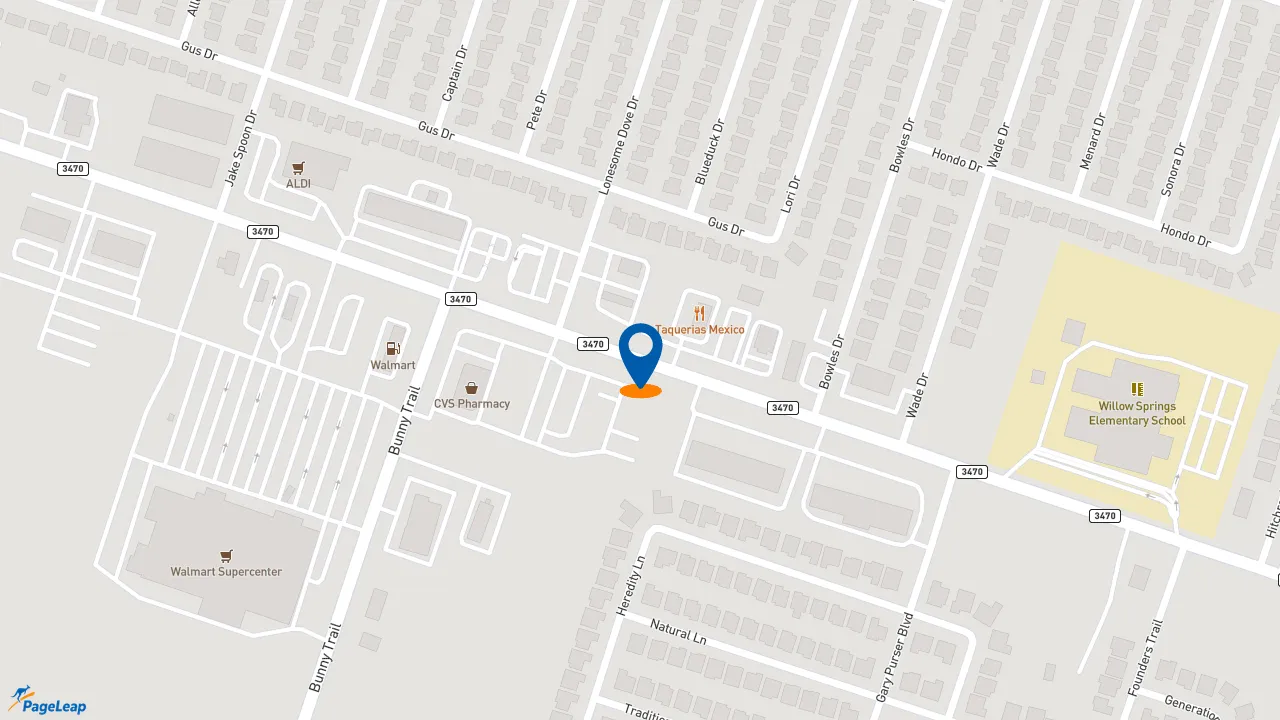 https://pageleap.com map showing location of GrabbaGreen in Killeen.