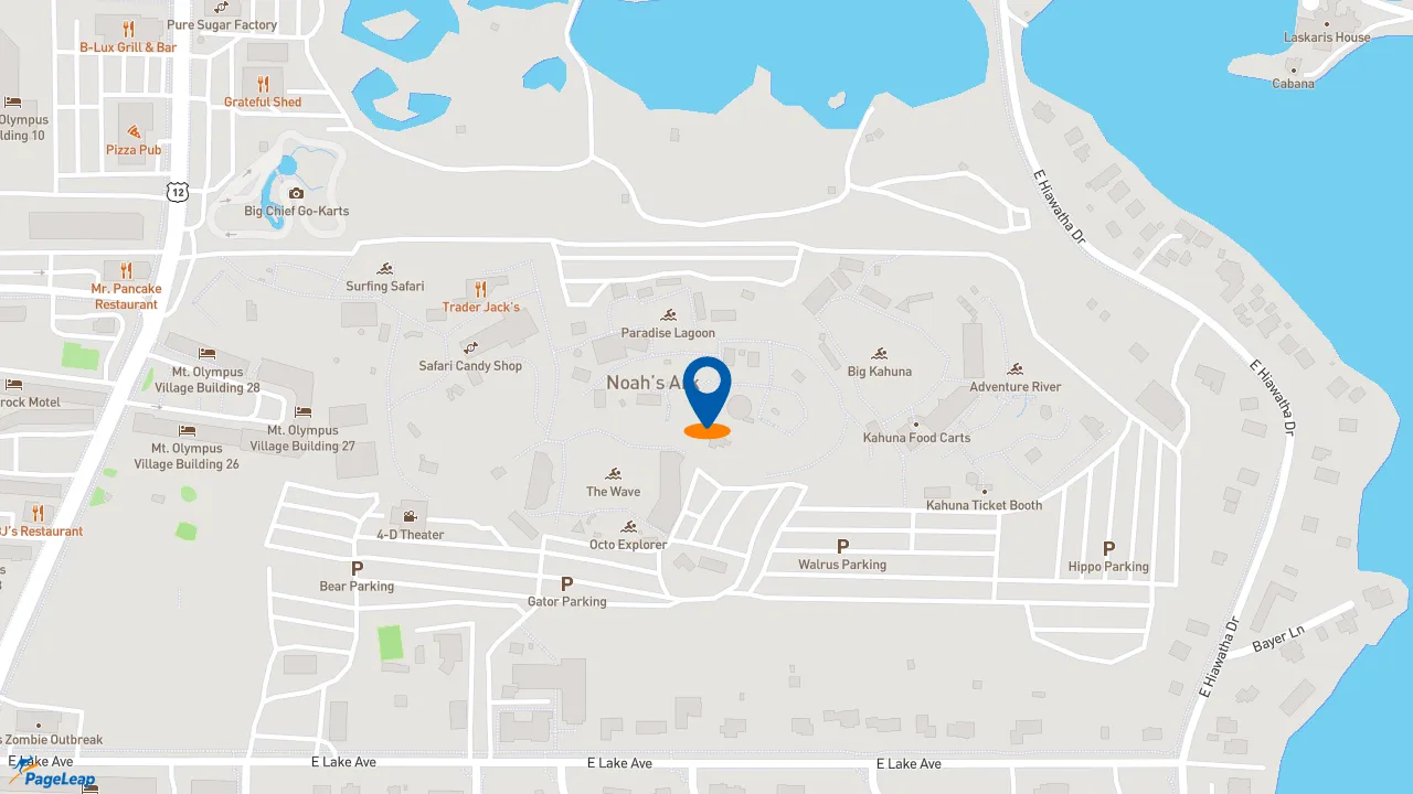 https://pageleap.com map showing location of Hardee&#039;s - Closed in Wisconsin Dells.