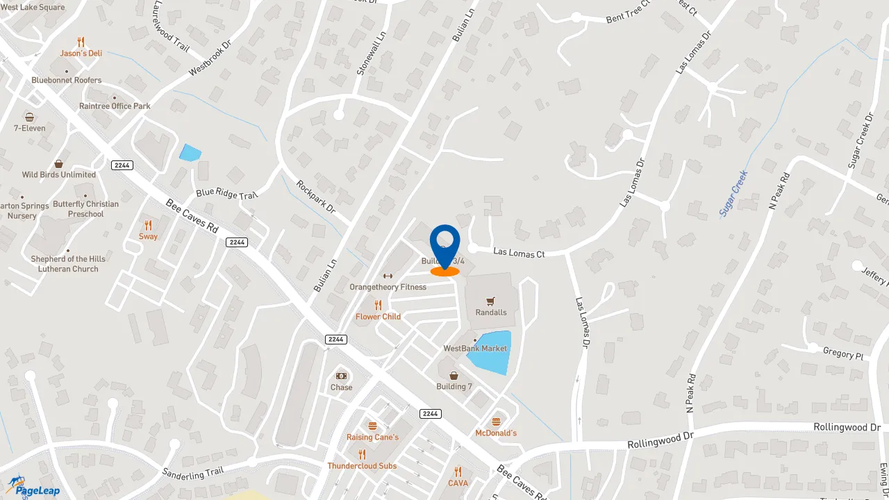 https://pageleap.com map showing location of Jersey Mike&#039;s Subs in Austin.