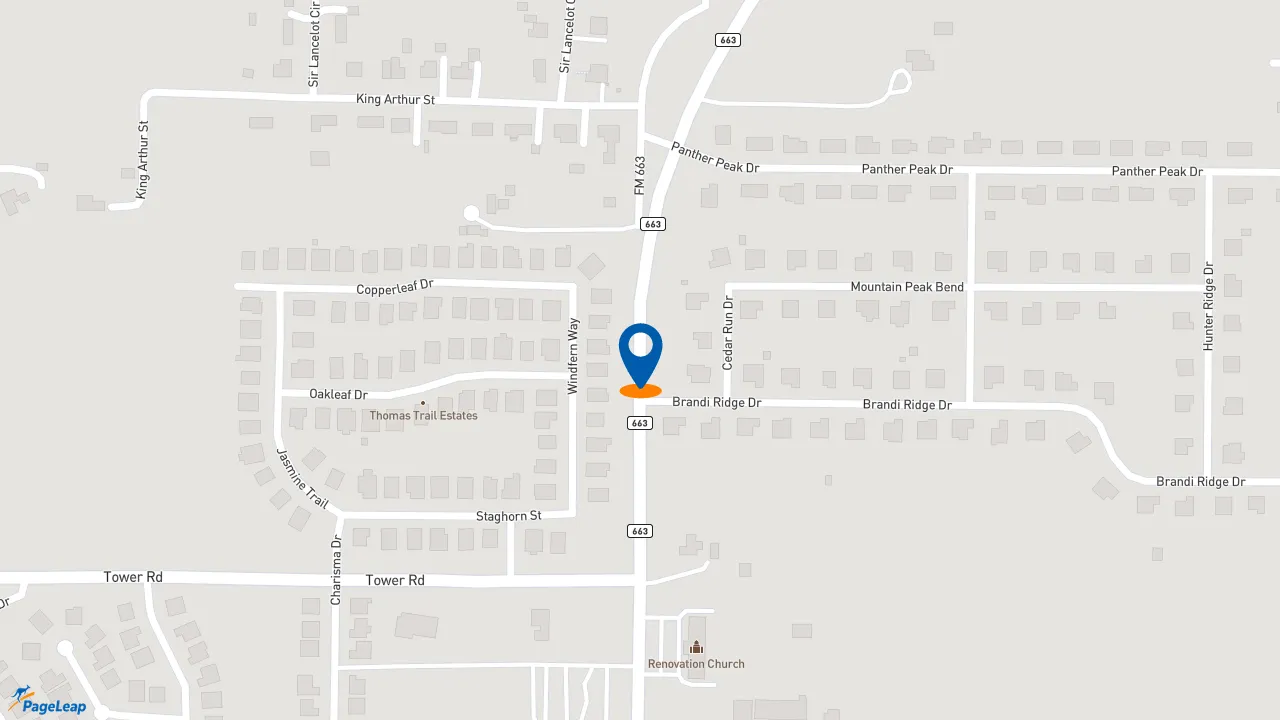 https://pageleap.com map showing location of Jersey Mike&#039;s Subs in Midlothian.