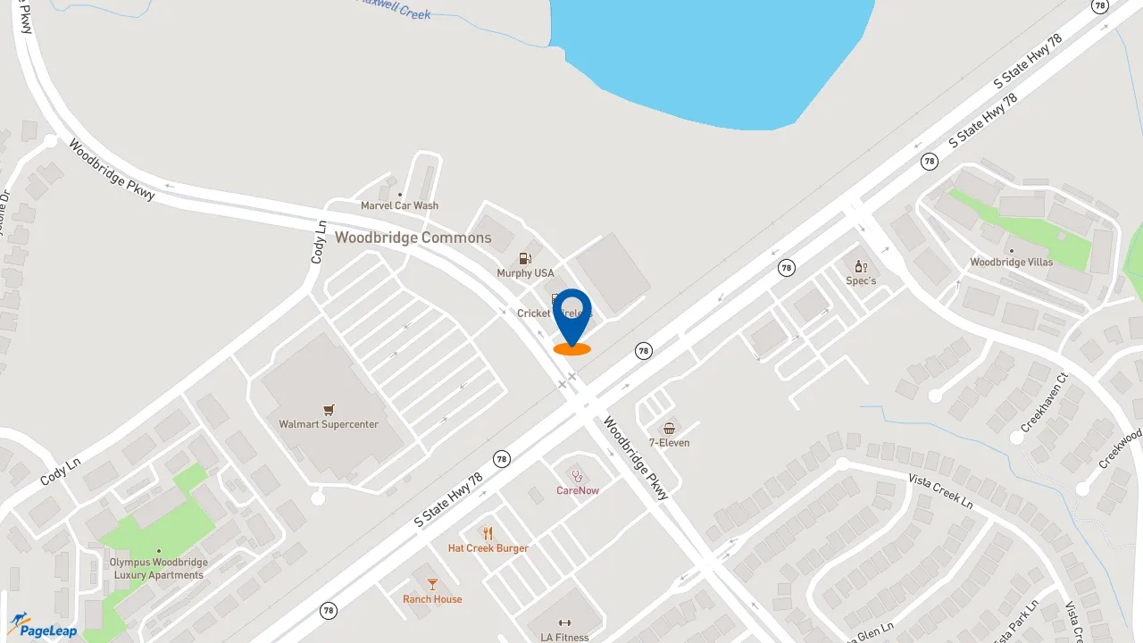 https://pageleap.com map showing location of Jersey Mike&#039;s Subs in Sachse.