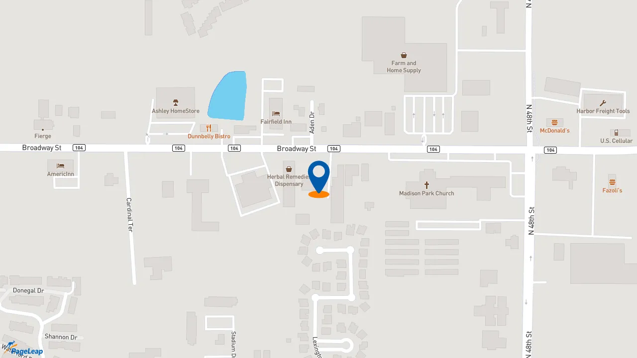 https://pageleap.com map showing location of Jimmy John&#039;s in Quincy.