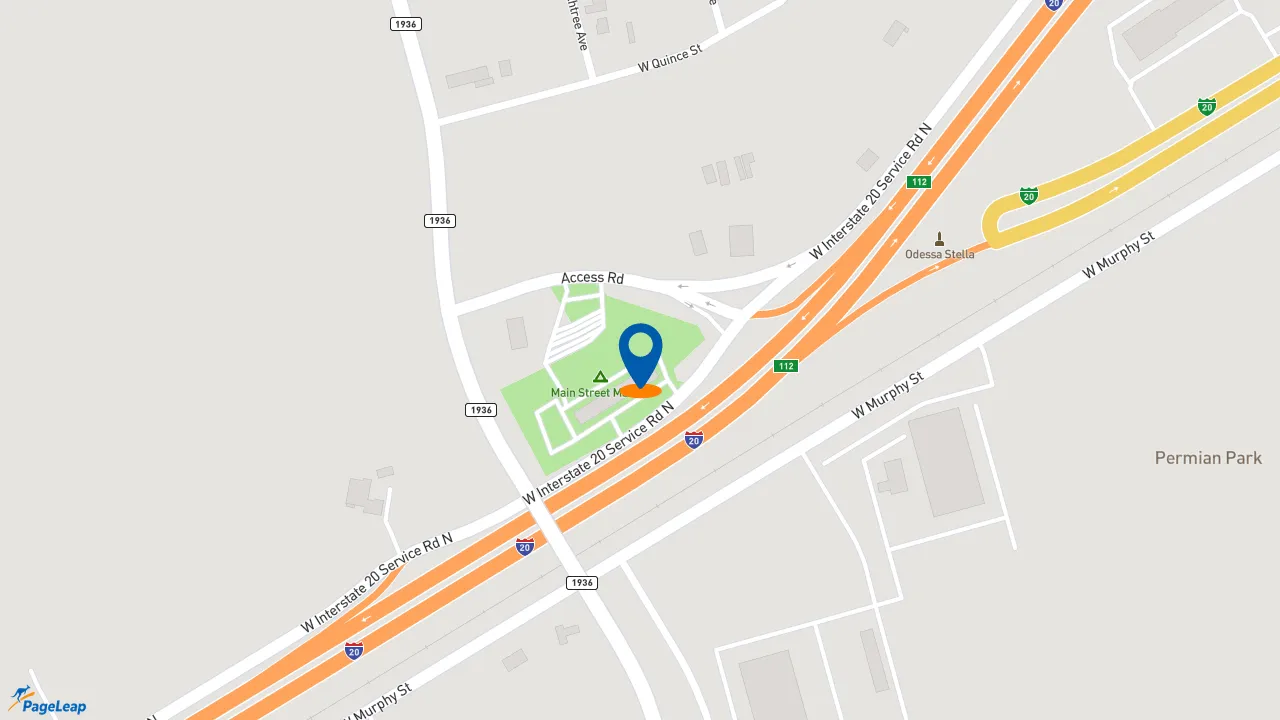 https://pageleap.com map showing location of Jimmy John&#039;s in Odessa.