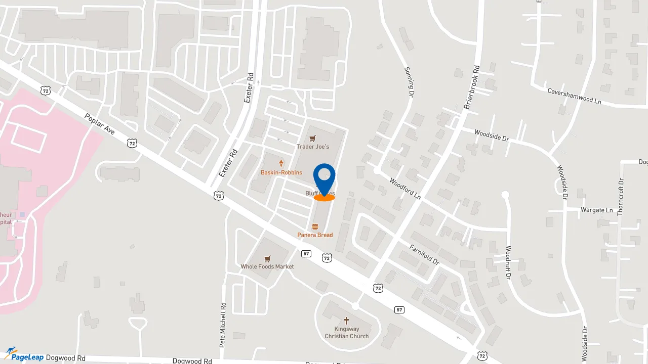 https://pageleap.com map showing location of Jimmy John&#039;s in Germantown.
