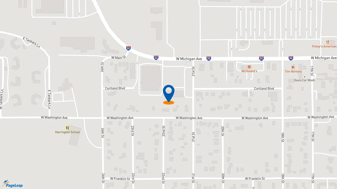https://pageleap.com map showing location of Jimmy John&#039;s in Jackson.