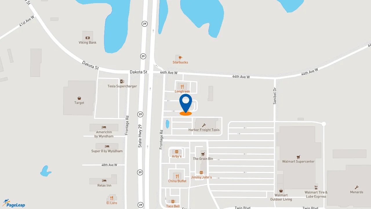 https://pageleap.com map showing location of KFC in Alexandria.