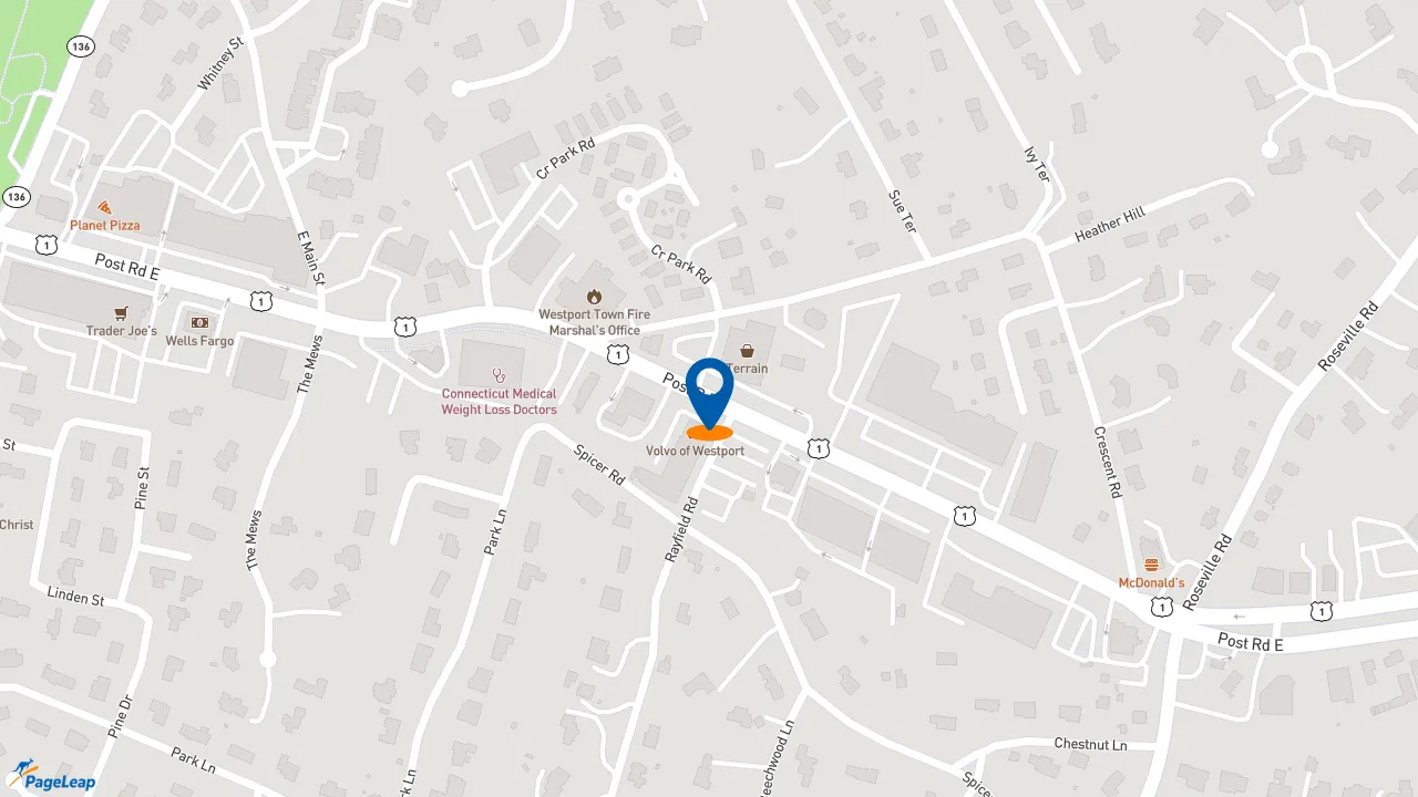 https://pageleap.com map showing location of Little Beet in Westport.