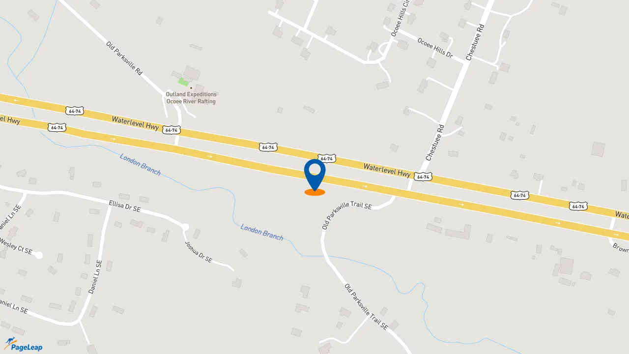 https://pageleap.com map showing location of McDonald&#039;s in Ocoee.